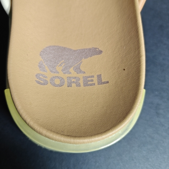 Sorel Women's Viibe Crisscross Crem Brown Slide Open Toe Comfy Casual Sandal 6.5 - Picture 7 of 10